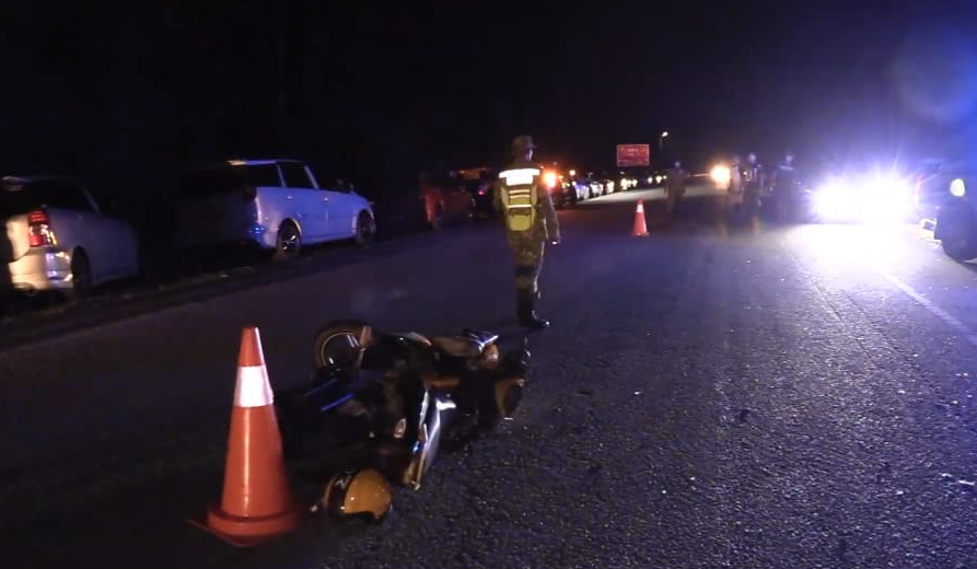Lokasi nahas yang mengorbankan mangsa, Ibrahim Daud, 47 tahun